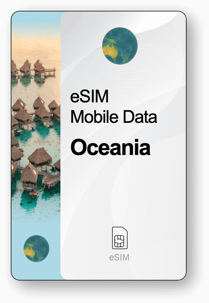 eSIM Oceánie